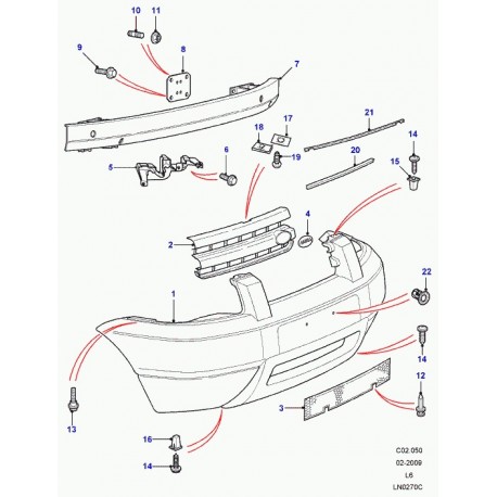 Land rover bague d'etancheite Freelander 1 (DPU100080)